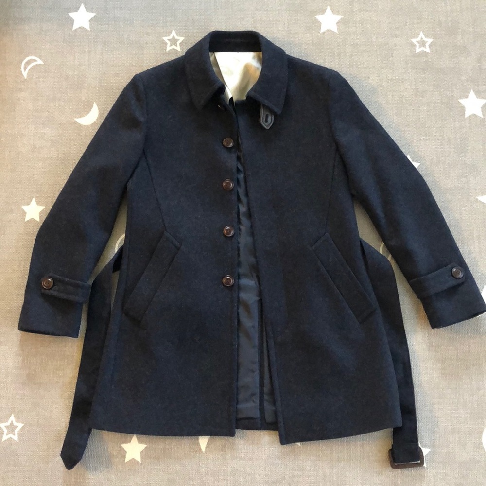 Blue over coat - Korean size 95